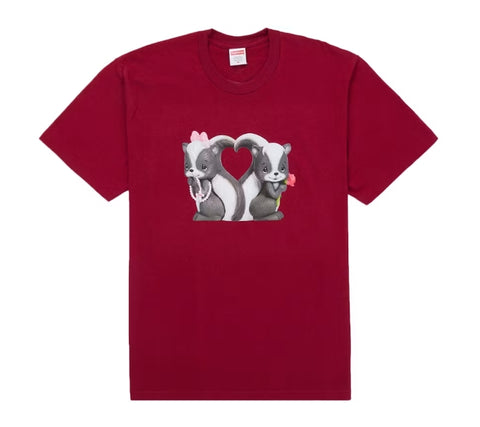 Supreme Skunk Tee Cardinal