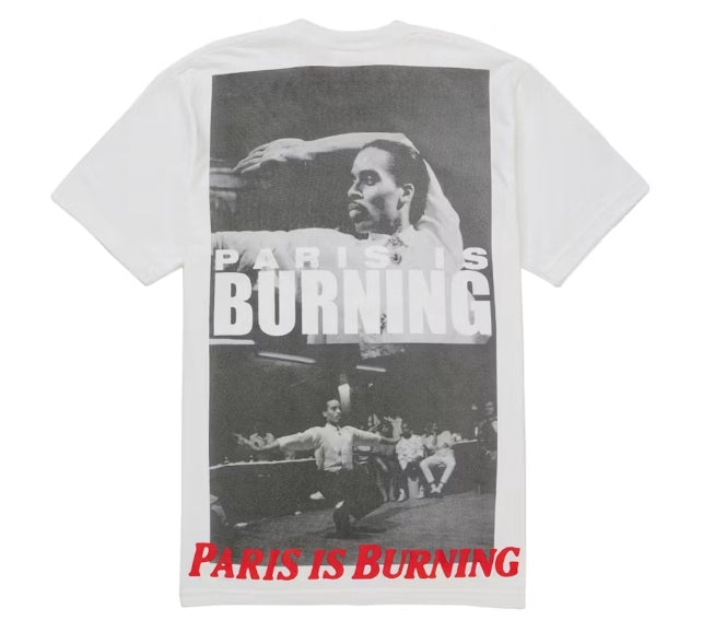 Supreme Paris Is Burning Tee White