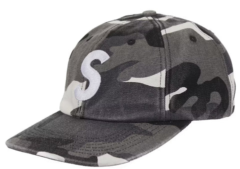 Supreme Pigment Coated Canvas S Logo Snow Camo