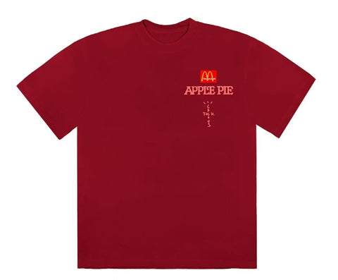 Travis Scott x McDonald's Apple Pie T-Shirt Red Pre-Owned