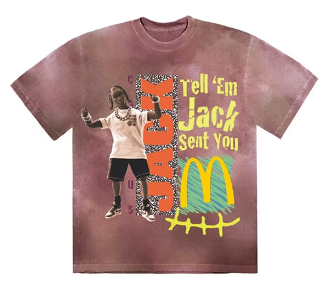 Travis Scott x McDonald's Jack Smile II T-Shirt Berry Pre-Owned