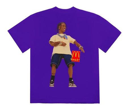 Travis Scott x McDonald's Action Figure Series II T-Shirt Purple Pre-Owned