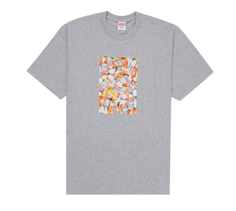 Supreme Pills Tee FW26 Heather Grey