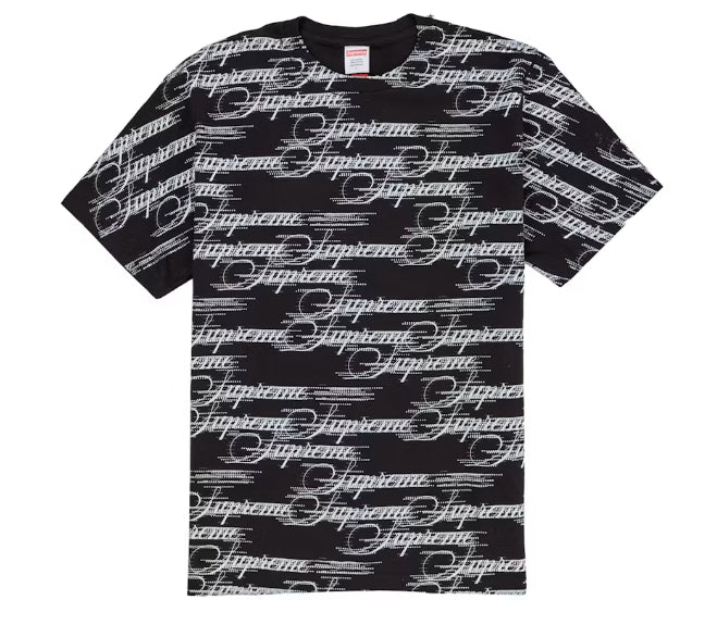 Supreme Script Tee FW26 Black