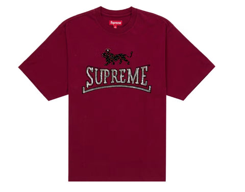 Supreme Milan Sequin S/S Top Red