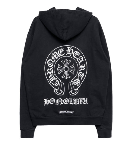 Chrome Hearts Honolulu Hoodie Black Pre-Owned