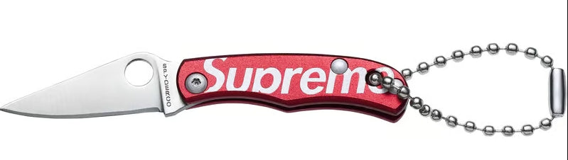 Supreme Spyderco Bug Knife Red