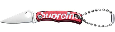 Supreme Spyderco Bug Knife Red