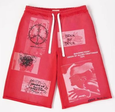 BLDG4 Palace Shorts Mars Red