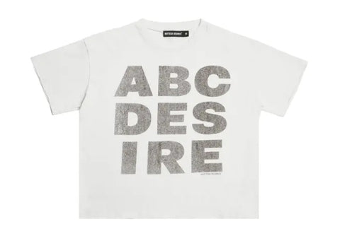 Bottega Desires ABC Desires Tee White