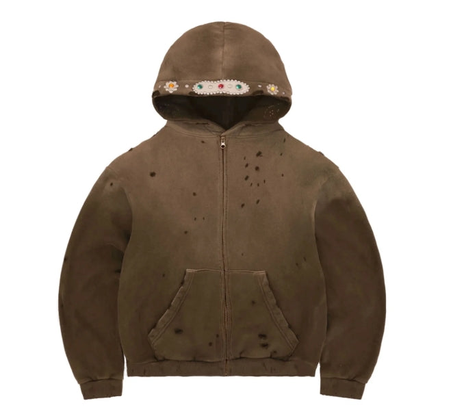 Bravest Studios Brown Sapphire Zip Hoodie