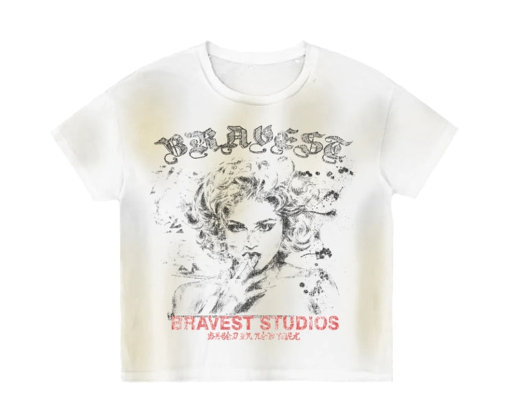 Bravest Studios White Vivian Tee