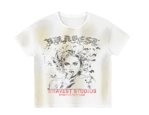 Bravest Studios White Vivian Tee
