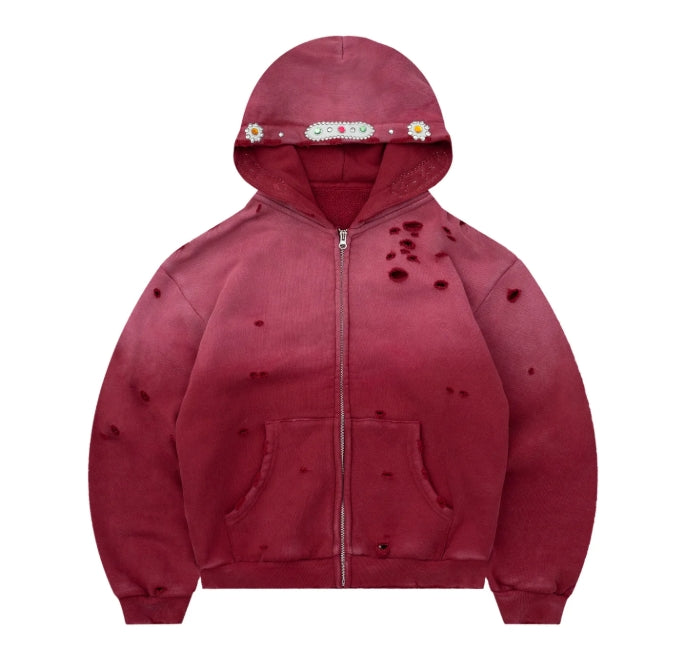 Bravest Studios Red Sapphire Zip Hoodie
