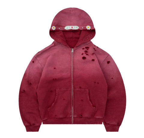 Bravest Studios Red Sapphire Zip Hoodie
