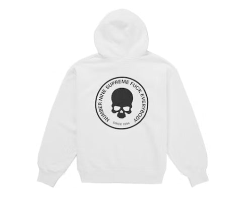 Supreme Number (N)ine Hooded Sweatshirt White