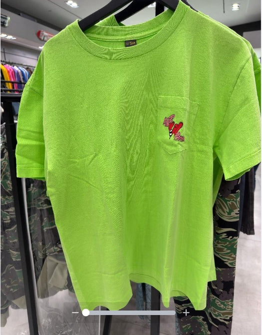 Matty Boy Anti Promo Red Hearts Green Pocket Tee