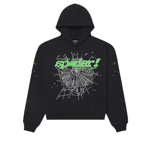 Sp5der Punk V2 Hoodie Onyx