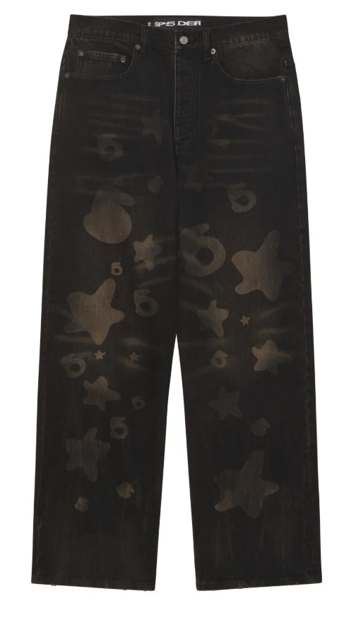 Sp5der Faded Beluga Denim Onyx