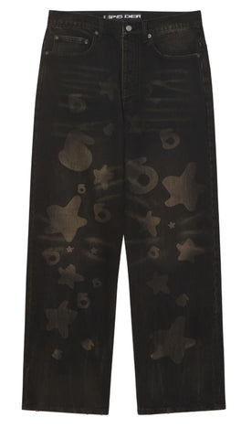 Sp5der Faded Beluga Denim Onyx