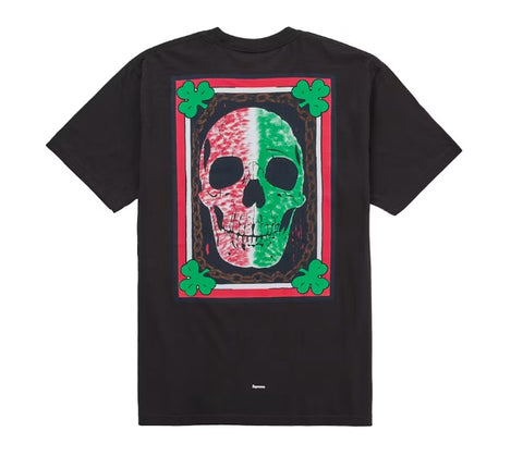Supreme Mike Kelley Banner Tee Black Pre-Owned