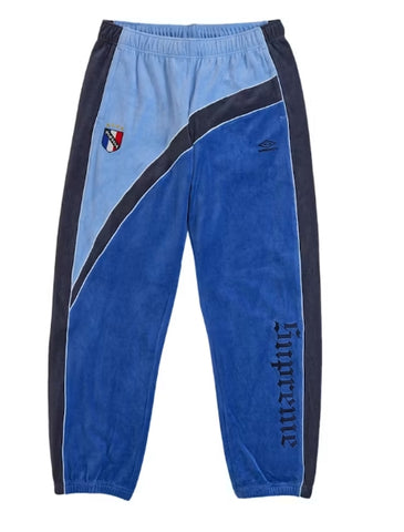 Supreme Umbro Velour Track Pants Blue