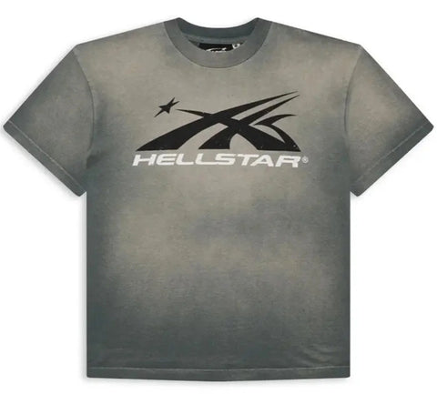Hellstar Sports Logo Grey Tee Pre-Owned