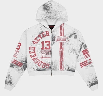 Godspeed Roadster Zip Hoodie Dirty White