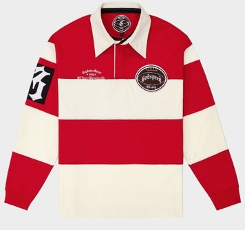 Godspeed Classic Field Rugby Shirt Cream Red
