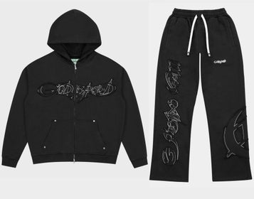 Godspeed Raw Import Sweatsuit Black NY Pre-Owned