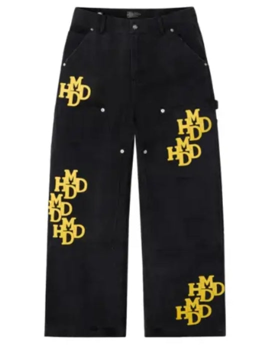 HMDD Yellow Patch Pants