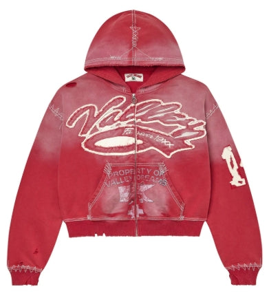 VALE FOREVER RELIGION ZIP UP BURN RED