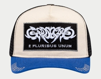 Godspeed E Pluribus Trucker Hat White/Blue