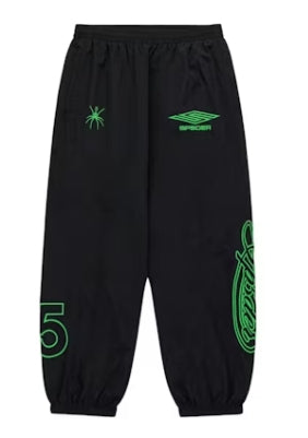 Sp5der Script Warm Up Sweatpants Black