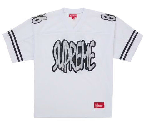Supreme Reflective Football Jersey White