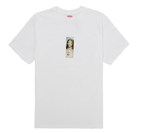 Supreme Prayer Card Box Logo Tee White