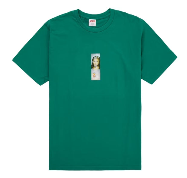 Supreme Prayer Card Box Logo Tee Light Pine