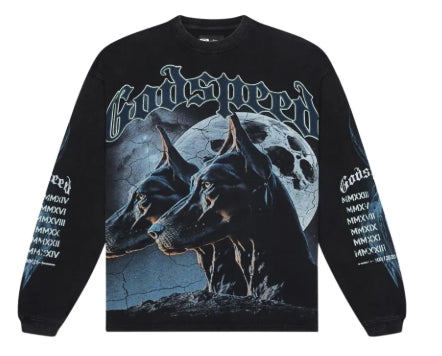 Godspeed F.T.D Longsleeve T-Shirt Black Wash Pre-Owned
