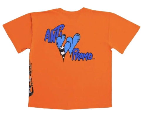Matty Boy Anti Promo Blue Hearts Orange Pocket Tee
