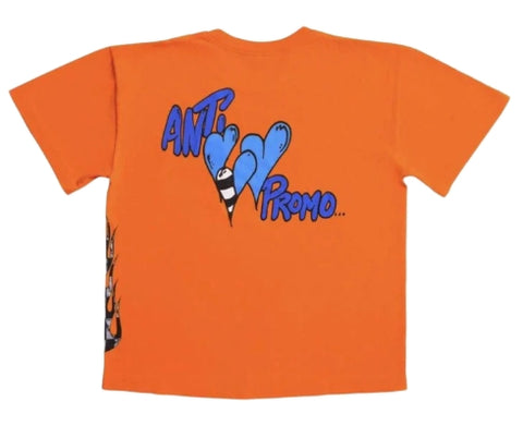 Matty Boy Anti Promo Blue Hearts Orange Pocket Tee