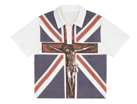 Bravest Studios White Union Polo