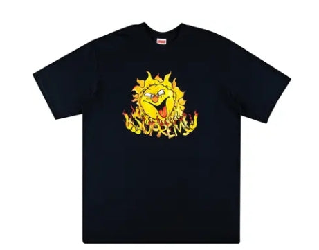Supreme Sun Tee Black Pre-Owned