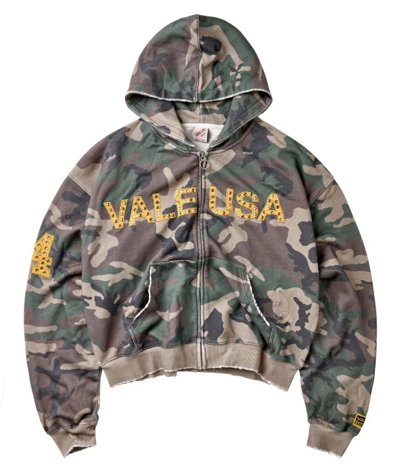 VALE FOREVER CAMO ZIP UP