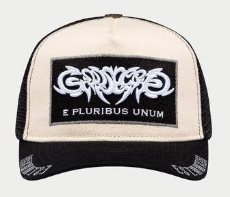 Godspeed E Pluribus Trucker Hat White/Black