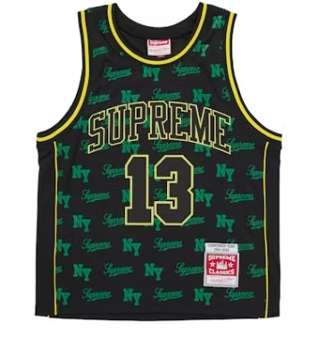 Supreme x Mitchell & Ness Monogram Jersey Black