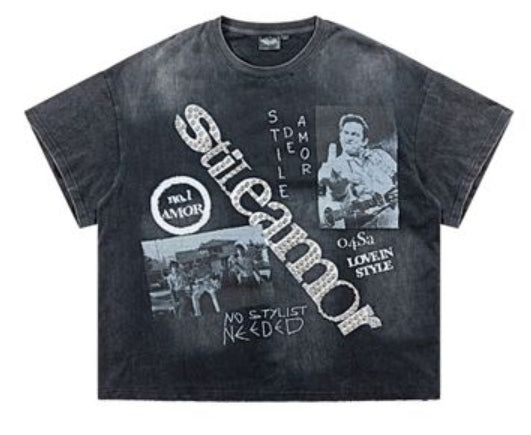 Stile De Amor Black No Stylist Tee