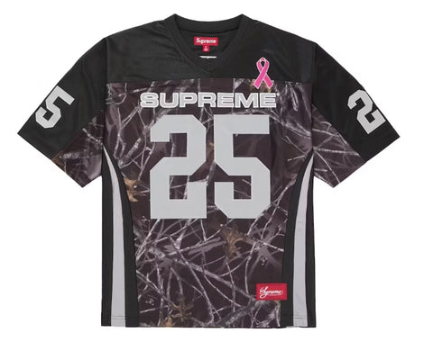 Supreme Breast Cancer Awareness Football Jersey Black