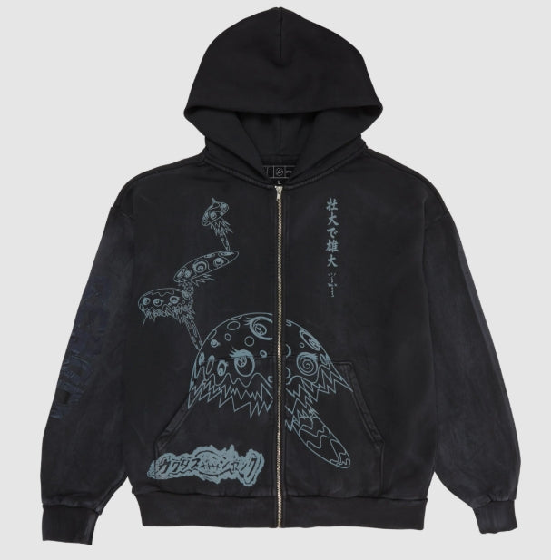 CJ x Fragment x Takashi Murakami Reborn Zip Hoodie
