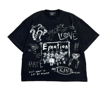 Mixed Emotion Black Chaos Tee