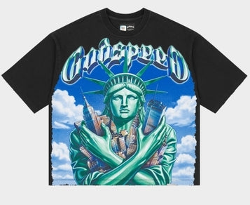 Godspeed Empire Guardian T-Shirt Black Wash